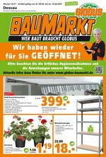 Globus-Baumarkt Prospekt für Dessau-Roßlau mit 24 Seiten Globus-Baumarkt Prospekt für Dessau-Roßlau: "WER BAUT BRAUCHT GLOBUS", 24 Seiten, 04.04.2021 - 10.04.2021