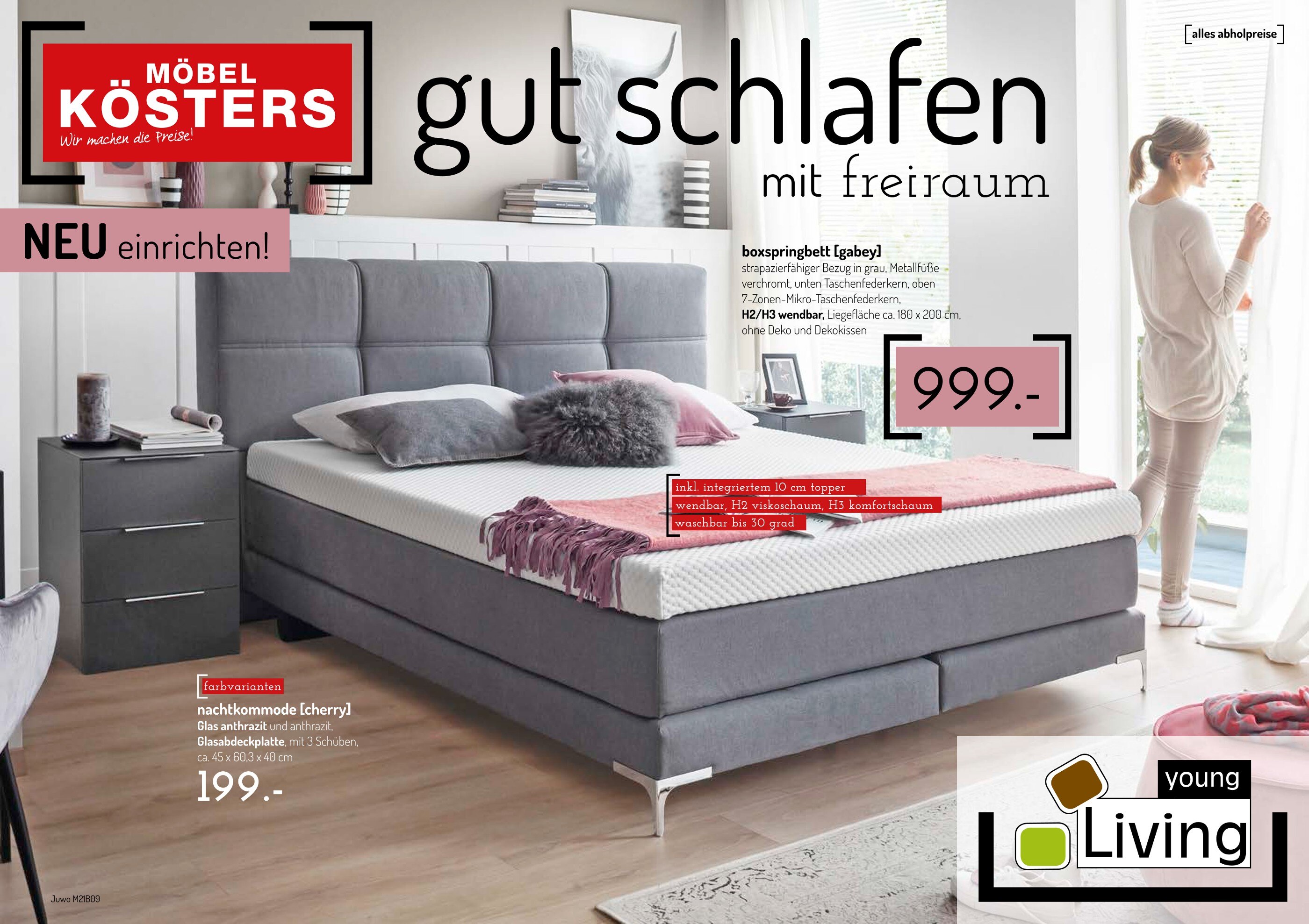 Möbel Kösters Prospekt für Rheine mit 7 Seiten Möbel Kösters Prospekt für Rheine: "NEU EINRICHTEN!", 7 Seiten, 01.09.2021 - 30.09.2021