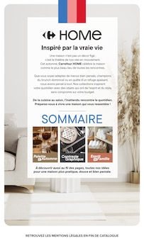 Catalogue de la semaine "HOME" avec 2 pages, valide du 29/09/2026 au 12/10/2026 pour Sevran et alentours Prospectus de la semaine "HOME" avec 2 pages, valide du 29/09/2026 au 12/10/2026 pour Sevran et alentours