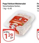 Meistersalat Angebote von Popp Feinkost bei GLOBUS Zwickau für 1,29 €