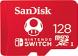 microSDXC- Karte für Nintendo Switch Konsolen 128 GB von SanDisk für 17,99 € bei MEDIMAX im Angebot microSDXC- Karte für Nintendo Switch Konsolen 128 GB von SanDisk im aktuellen MEDIMAX Prospekt