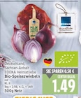 Bio-Speisezwiebeln rot von EDEKA Heimatliebe für 1,49 € bei E center im Angebot Bio-Speisezwiebeln rot von EDEKA Heimatliebe im aktuellen E center Prospekt