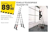 Échelle télescopique Telestep 170 en promo chez Tout Faire Rennes à 89,90 €
