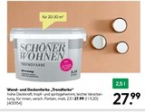 Aktuelle Farbe Angebote bei BayWa Bau- und Gartenmärkte in Würzburg Aktuelles Wand- und Deckenfarbe „Trendfarbe“ Angebot bei BayWa Bau- und Gartenmärkte in Würzburg ab 27,99 €