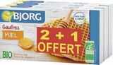 Gaufres Miel Bio - BJORG en promo chez Géant Casino Gaufres Miel Bio - BJORG dans le catalogue Géant Casino