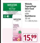 Tagespflege Skin Food oder Nachtkerze von Weleda im aktuellen Rossmann Prospekt
