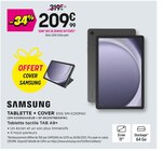 Tablette + Cover - Samsung - Pulsat à Villefranche-sur-Saône Tablette + Cover - Samsung en promo chez Pulsat Villefranche-sur-Saône à 209,99 €