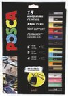 Coffret de 15 marqueurs peinture - POSCA - Hyper U à Périgueux Coffret de 15 marqueurs peinture - POSCA en promo chez Hyper U Périgueux à 27,99 €