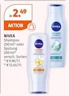 Shampoo von Nivea für 2,49 € bei Müller im Angebot Shampoo von Nivea im aktuellen Müller Prospekt