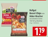 Hofgut Kessel-Chips oder Acker-Kracher Angebote bei famila Nordost Stade für 1,19 €