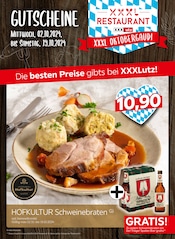 Aktueller XXXLutz Möbelhäuser Prospekt mit Schweinebraten, "GUTSCHEINE", Seite 1