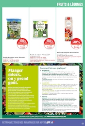 Promos Salade verte dans le catalogue "JUSQU'À -80% SUR LE 2ÈME AVEC LA CARTE M'" de Monoprix à la page 63 Promos Salade verte dans le catalogue "JUSQU'À -80% SUR LE 2ÈME AVEC LA CARTE M'" de Monoprix à la page 63