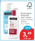 Bodymilk oder -lotion im budni Prospekt zum Preis von 3,49 €