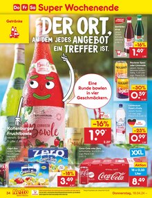 Coca Cola im Netto Marken-Discount Prospekt "Aktuelle Angebote" mit 49 Seiten (Frankfurt (Oder))