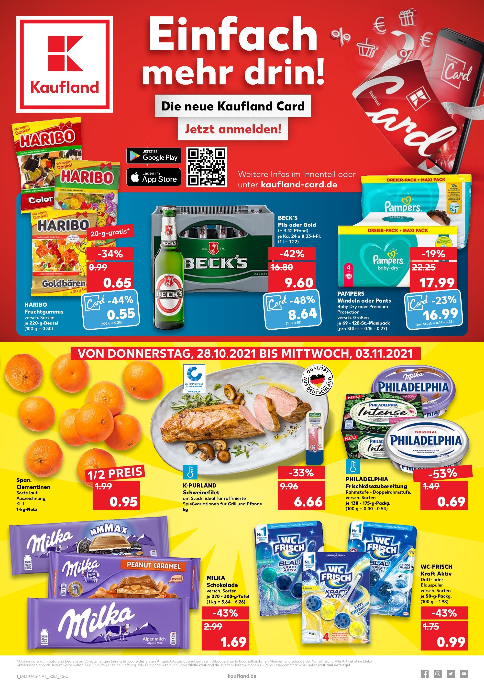 Kaufland Prospekt für Eicklingen mit 48 Seiten Kaufland Prospekt für Eicklingen: "Einfach mehr drin!", 48 Seiten, 28.10.2021 - 03.11.2021