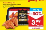 Aktuelles Chicken Wings Box Angebot bei Netto Marken-Discount in Chemnitz ab 3,99 €