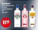 Gin oder 0,0% Alkoholfrei Angebote von Gordon’s bei Getränke Hoffmann Hückelhoven für 11,99 €