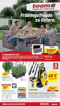 Gartenmöbel im toom Baumarkt Prospekt "Respekt, wer's selber macht." mit 32 Seiten (Halle (Saale))