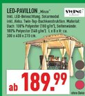 LED-PAVILLON Mirza im Angebot bei Marktkauf in Herford LED-PAVILLON Mirza Angebote von SWING bei Marktkauf Herford für 189,99 €