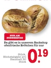 Ofenfrische Brötchen im Angebot bei E center in Weinheim Ofenfrische Brötchen Angebote bei E center Weinheim für 0,19 €