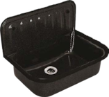 Stahl-Ausgussbecken im aktuellen Globus-Baumarkt Prospekt