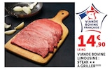 Viande bovine limousine : steak à griller en promo chez Super U Martigues à 14,90 €