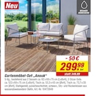 Gartenmöbel-Set Anouk Angebote bei toom Baumarkt Hagen für 299,99 €