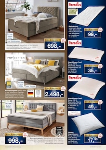 Matratze im Möbel Inhofer Prospekt "BETTEN VIELFALT" mit 16 Seiten (Augsburg)