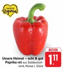 Aktuelle Paprika Angebote bei EDEKA in Koblenz Aktuelles Paprika rot Angebot bei EDEKA in Koblenz ab 1,11 €