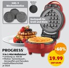 3-in-1-Mini-Waffeleisen Angebote von PROGRESS bei Penny Speyer für 19,99 €