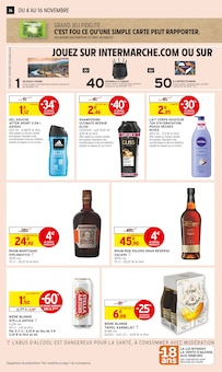 Promotion Adidas dans le prospectus Intermarché Super, valable du 04/11/2025 au 16/11/2025 Promo Adidas dans le catalogue Intermarché Super du moment à la page 36