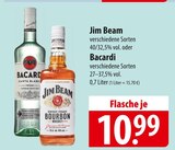 Jim Beam oder Bacardi bei famila Nordost im Nauen Prospekt für 10,99 €