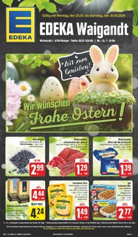 EDEKA Kitzingen Prospekt "Wir lieben Lebensmittel!" mit 24 Seiten