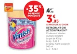 Détachant Oxi Action(B) - Vanish en promo chez Super U Détachant Oxi Action(B) - Vanish dans le catalogue Super U