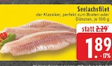 Seelachsfilet im Angebot bei E center in Recklinghausen Seelachsfilet Angebote bei E center Recklinghausen für 1,89 €