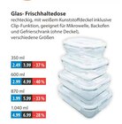 Glas-Frischhaltedose im Angebot bei V-Markt in Memmingen Glas-Frischhaltedose Angebote bei V-Markt Memmingen für 2,49 €