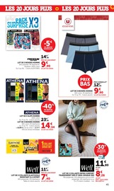 Promos Boxer Homme dans le catalogue "SUPER U" de Super U Boxer Homme en promo dans le catalogue Super U à la page 45