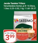 Tassimo T-Discs im Angebot bei GLOBUS in Bad Kreuznach Tassimo T-Discs Angebote von Jacobs bei GLOBUS Bad Kreuznach für 3,99 €
