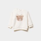 Sweat polaire manches longues creme bébé fille - La Halle Sweat polaire manches longues creme bébé fille à 6,49 € dans le catalogue La Halle