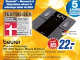 Personenwaage BF 500 Super Black Edition Angebote von beurer bei expert Reutlingen für 22,00 €