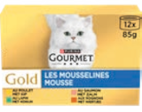 Pâtée pour chat adulte en mousse poulet lapin saumon rognons Gold - Gourmet - Supeco Pâtée pour chat adulte en mousse poulet lapin saumon rognons Gold - Gourmet à 2,30 € dans le catalogue Supeco