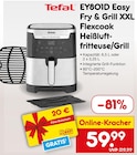 EY801D Easy Fry & Grill XXL Flexcook Heißluftfritteuse/Grill von Tefal im aktuellen Netto Marken-Discount Prospekt für 59,99 €