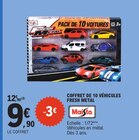 Coffret de 10 véhicules Fresh Métal - Maisto en promo chez E.Leclerc Bastia à 9,90 €