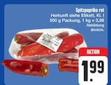 Spitzpaprika rot bei E center im Prospekt "" für 1,99 €