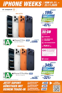 Aktueller expert Vilshofen Prospekt "iPHONE WEEKS" mit 5 Seiten