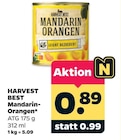 Mandarin-Orangen von HARVEST BEST für 0,89 € bei Netto mit dem Scottie im Angebot Mandarin-Orangen von HARVEST BEST im aktuellen Netto mit dem Scottie Prospekt