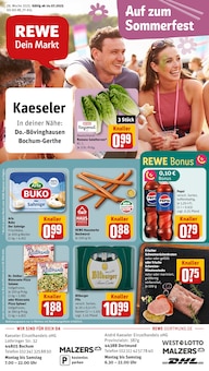 Aktueller REWE Prospekt "Dein Markt" Seite 1 von 27 Seiten für Bochum