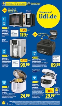 Mikrowelle im Lidl Prospekt "LIDL LOHNT SICH" mit 68 Seiten (Heidelberg)