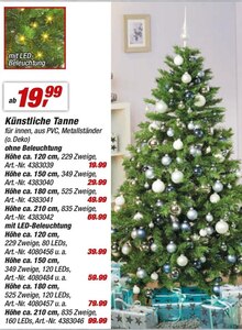 Künstliche Tanne bei toom Baumarkt in Grefrath Künstliche Tanne im Angebot bei toom Baumarkt Grefrath für 19,99 €