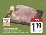 Aktuelle Steak Angebote bei EDEKA in Leipzig Aktuelles Schweinerückensteaks Angebot bei EDEKA in Leipzig ab 1,19 €